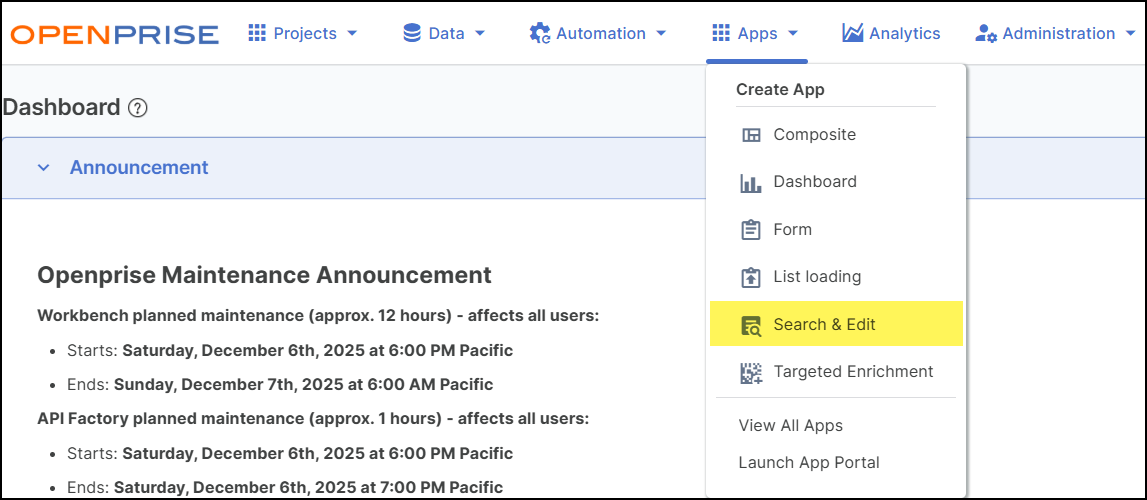 Create new search and edit app.png