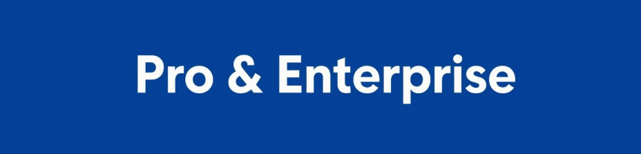 Pro & Enterprise