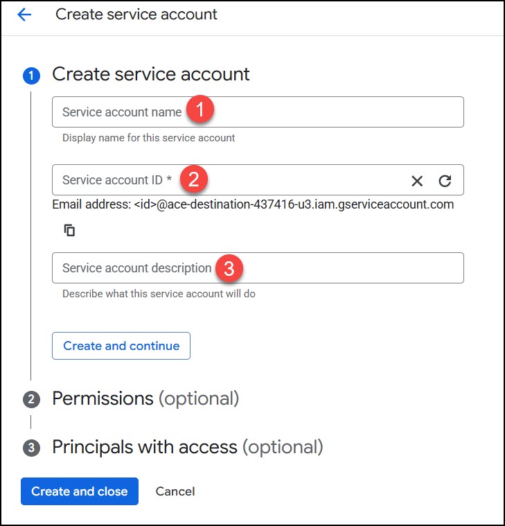 Google Cloud Storage Set up new service account.jpg